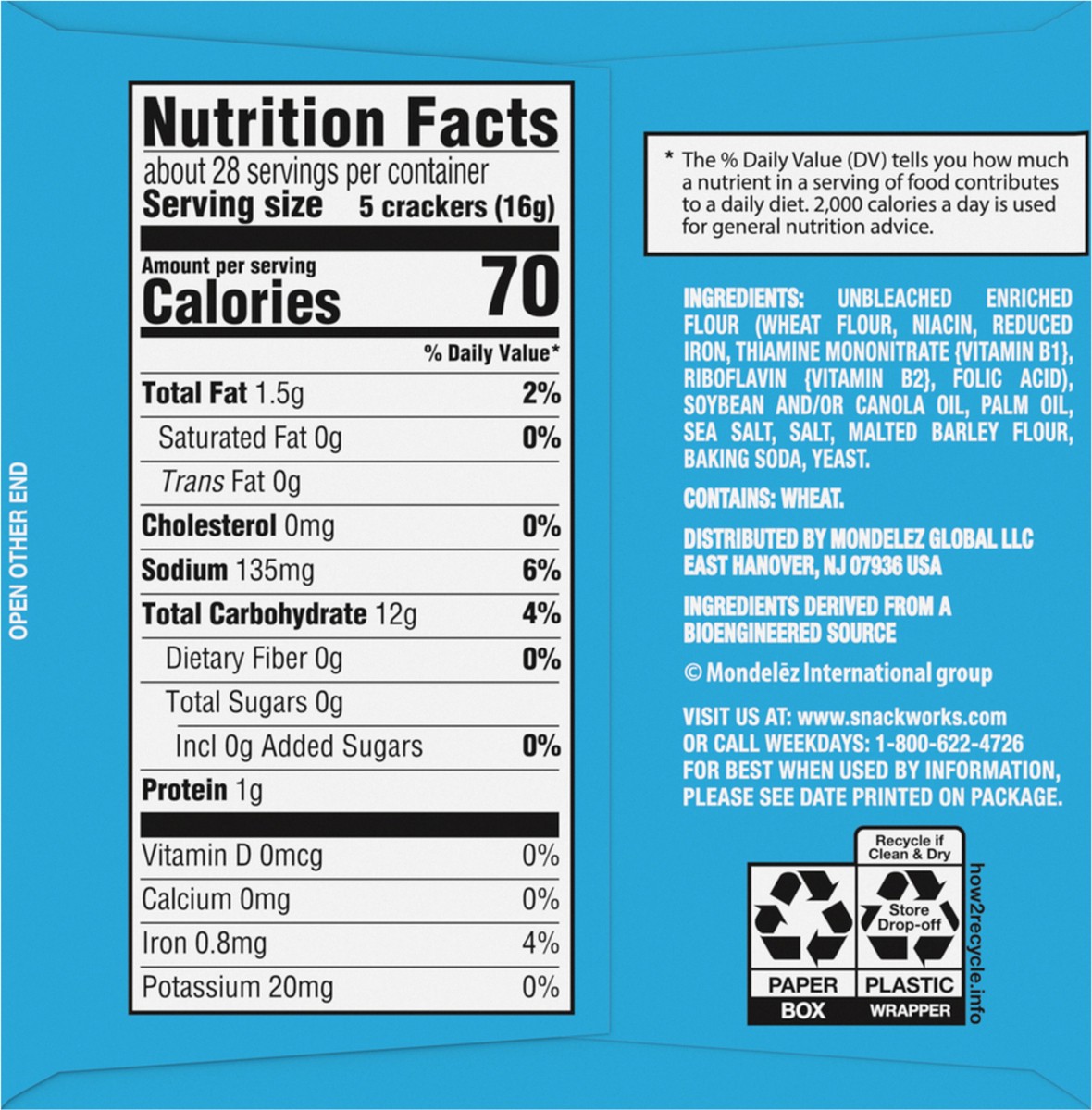 slide 7 of 14, Premium Original Saltine Crackers - 16 Oz, 16 oz
