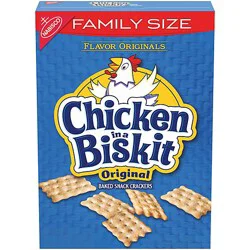 Chicken In A Biskit Original Baked Snack Crackers Family Size - 12 Oz