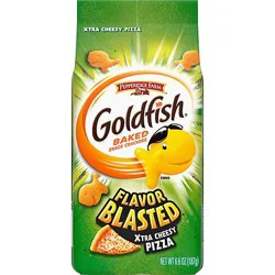 Goldfish Flavor Blasted Xtra Cheesy Pizza Crackers - 6.6 Oz