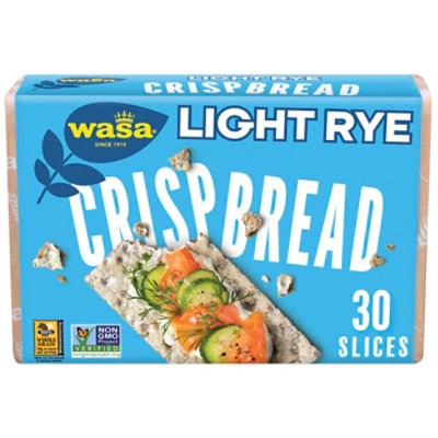 slide 1 of 1, Wasa Crispbread Light Rye Crackers - 9.5 Oz, 9.5 oz