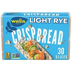 Wasa Crispbread Light Rye Crackers - 9.5 Oz