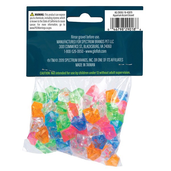 slide 13 of 13, GloFish Aquarium Accent Gravel, 3 oz