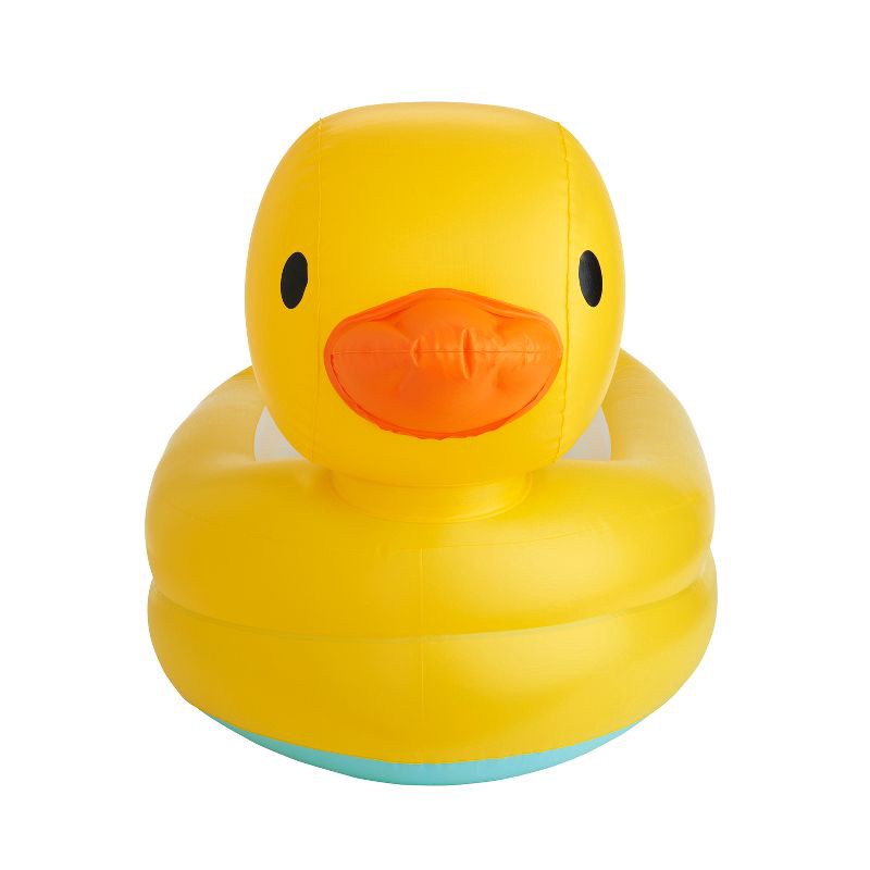 slide 3 of 5, Munchkin White Hot Inflatable Duck Safety Baby Bath Tub, 1 ct