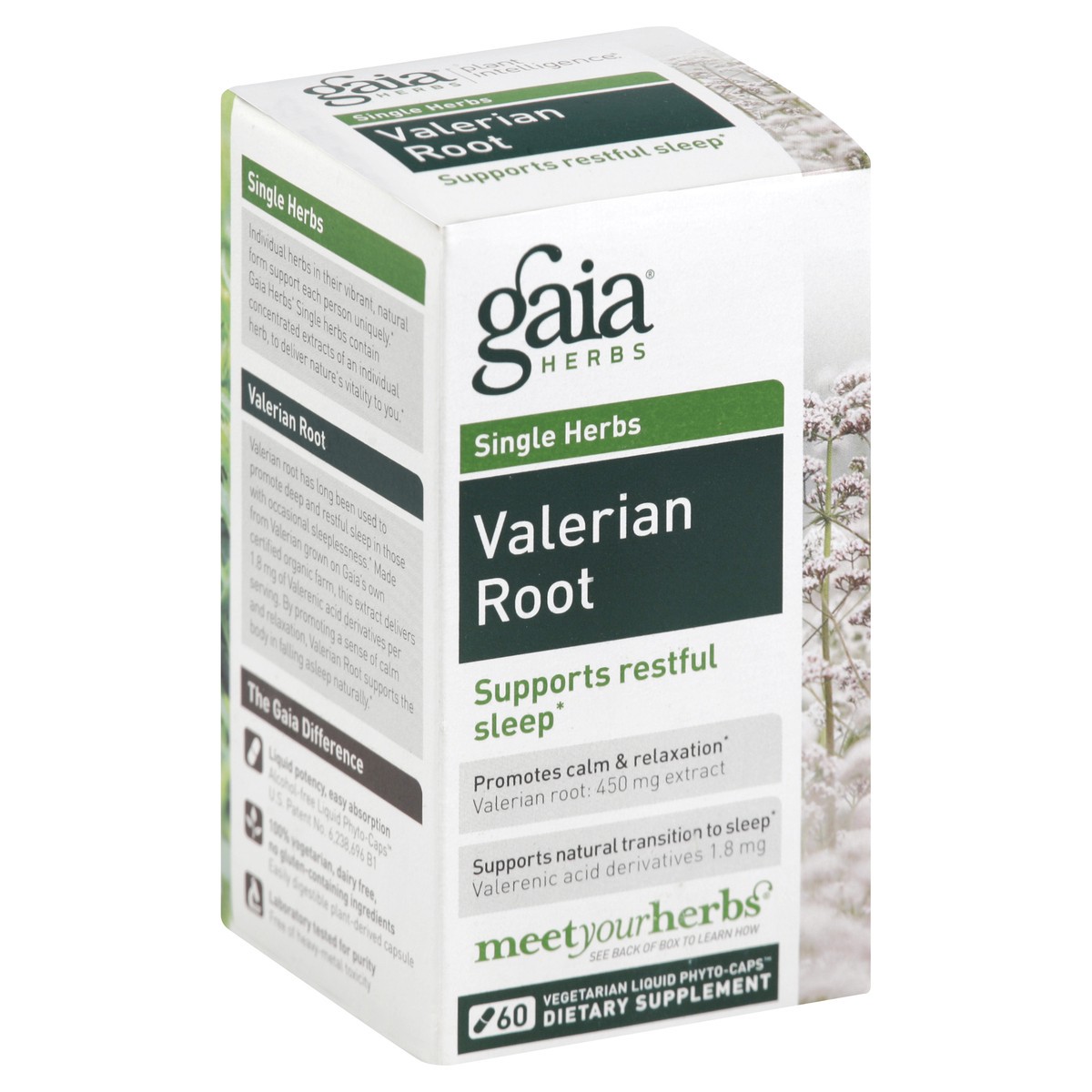 slide 3 of 4, Gaia Valerian Root, 60 ct