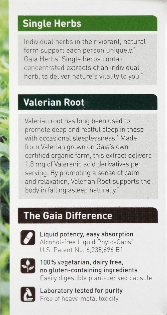 slide 4 of 4, Gaia Valerian Root, 60 ct