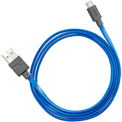 slide 1 of 1, Ventev Type C Cable Blue, 3 ft