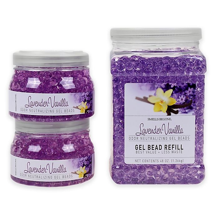 slide 1 of 1, Smells BeGone Lavender Vanilla Odor Neutralizing Gel Beads Value Pack, 1 ct