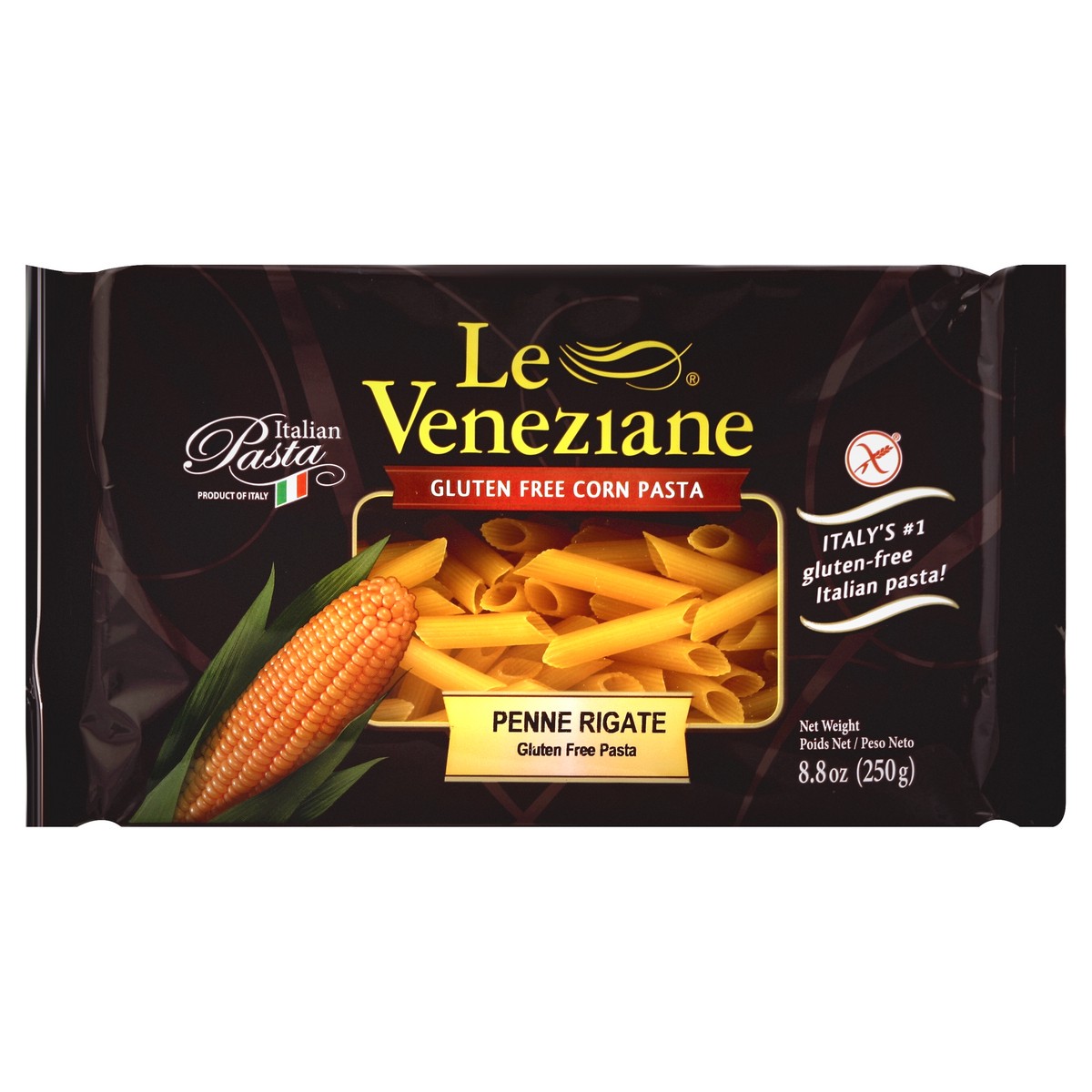 slide 3 of 5, Le Veneziane Corn Pasta 8.8 oz, 8.8 oz