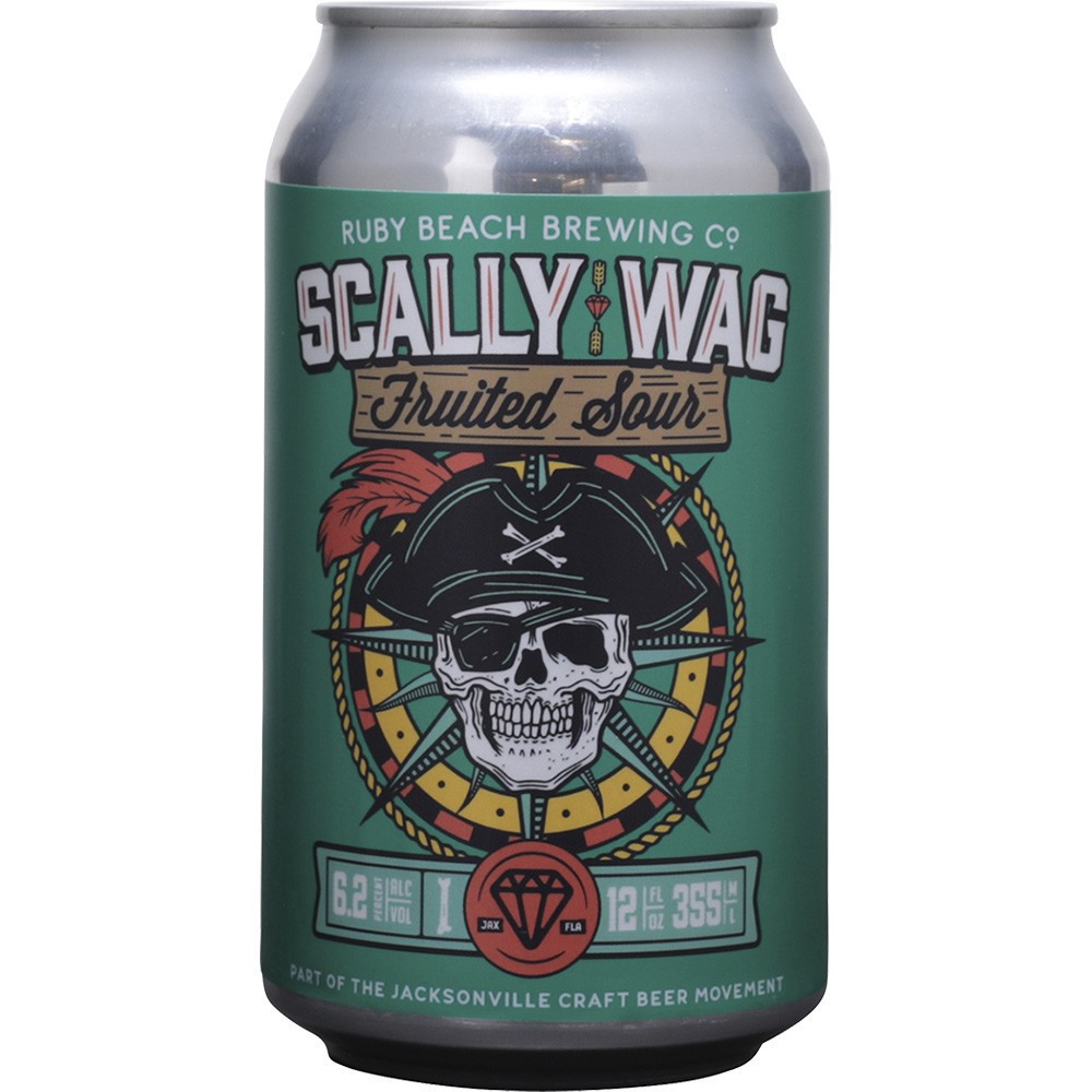 slide 1 of 1, Ruby Beach Scallywag Sour 6Pk C, 6 ct; 12 oz