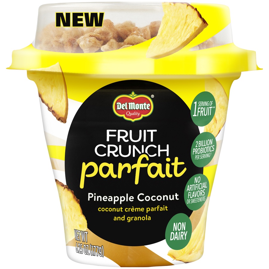 slide 1 of 5, Del Monte Parfait Pineapple/Coconut, 6.25 oz