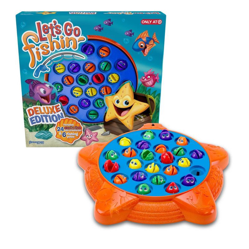 slide 2 of 3, Pressman Let's Go Fishin' Deluxe Game, 1 ct
