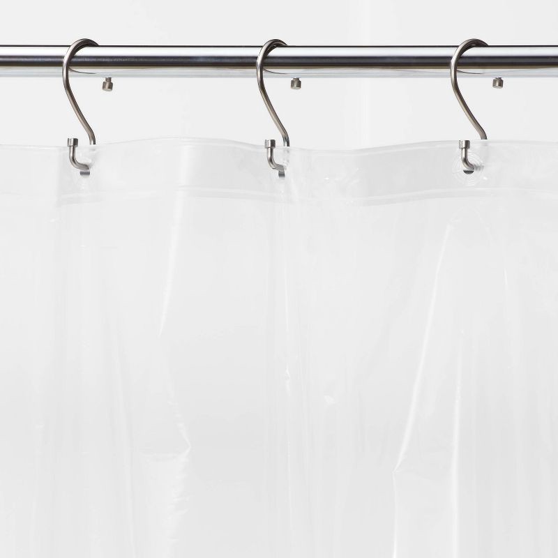 slide 3 of 4, PEVA Light Weight Shower Liner Clear - Room Essentials™, 1 ct