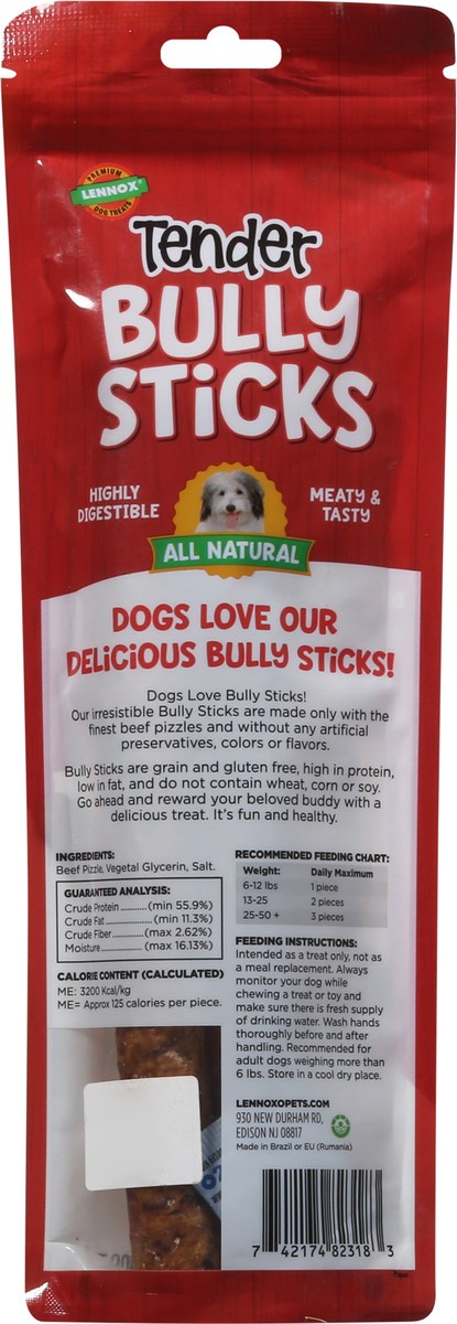 slide 8 of 9, Lennox 8 Inch Bully Sticks Dog Treats 4.16 oz, 4.16 oz