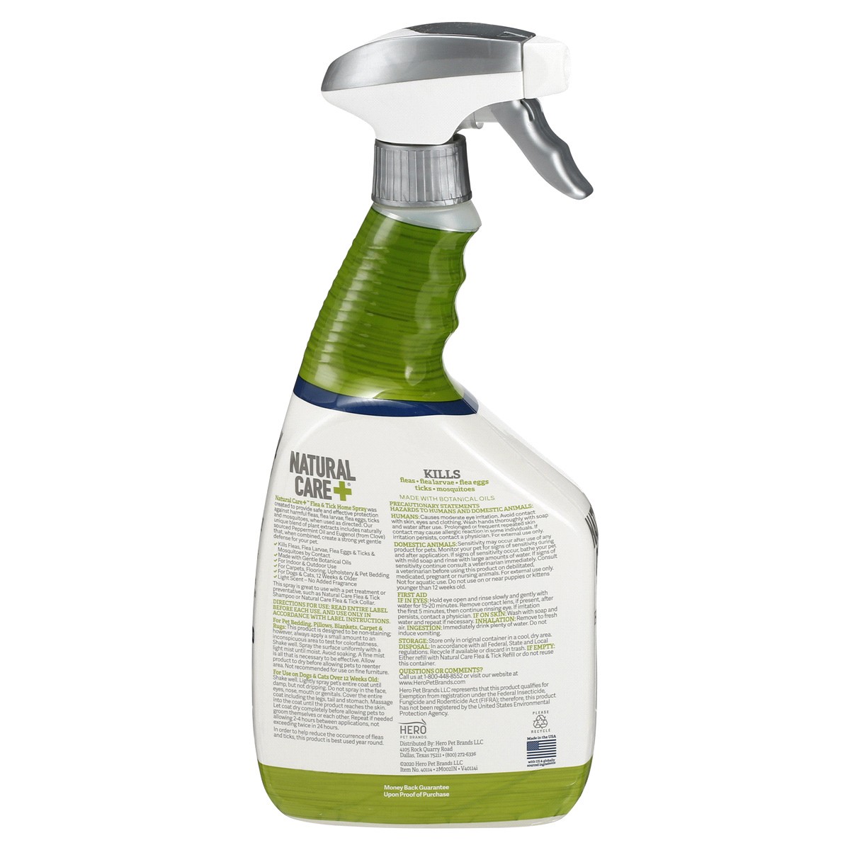 slide 2 of 2, Natural Care + Flea & Tick Dog & Home Spray 32 fl oz, 32 oz