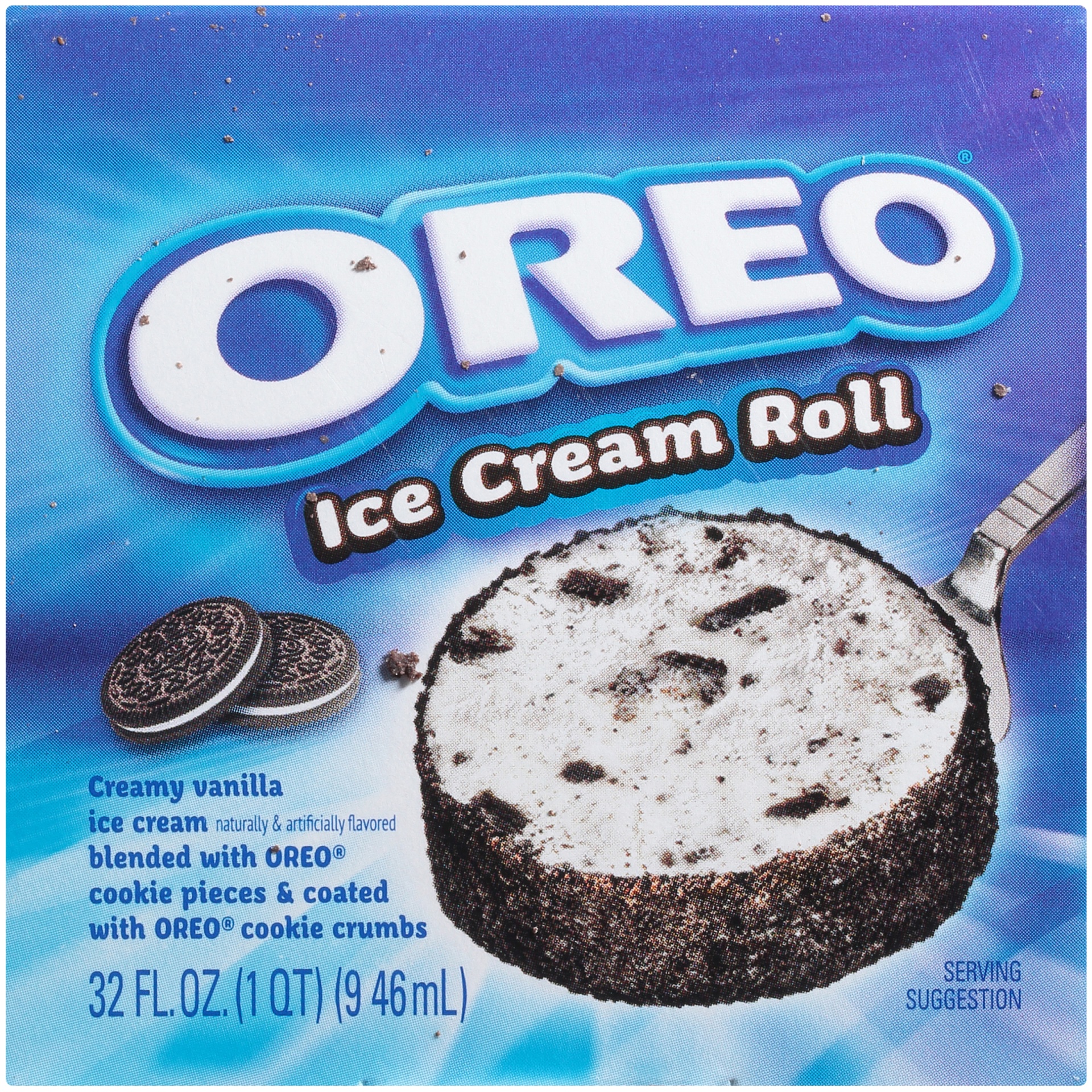 slide 3 of 6, Oreo Ice Cream Roll 32 oz, 32 oz