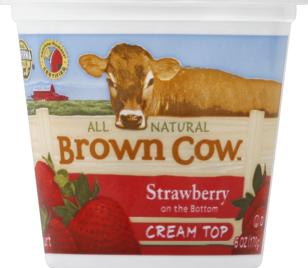 slide 3 of 3, Brown Cow Yogurt 6 oz, 6 oz