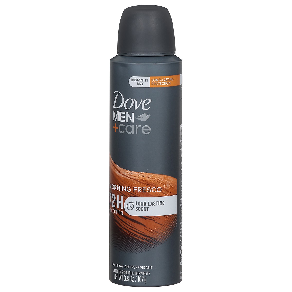 slide 4 of 4, Dove Men+Care 72H Protection Dry Spray Morning Fresco Antiperspirant 3.8 oz, 3.8 oz