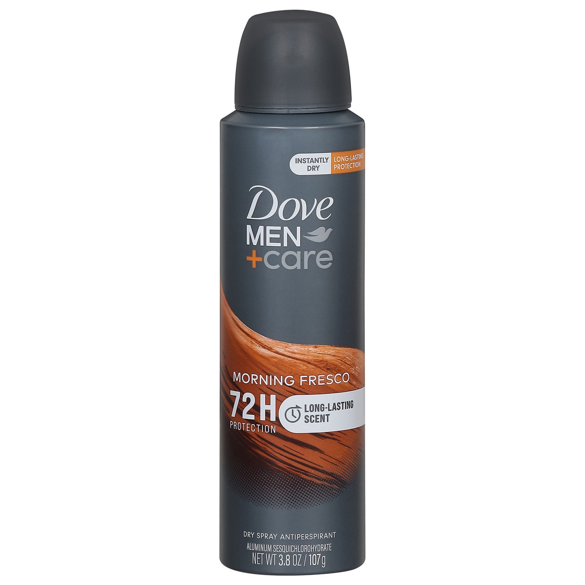 slide 1 of 4, Dove Men+Care 72H Protection Dry Spray Morning Fresco Antiperspirant 3.8 oz, 3.8 oz