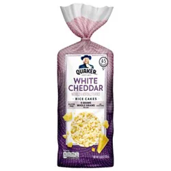 Quaker Rice Cakes Gluten Free White Cheddar - 5.5 Oz