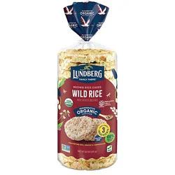 Lundberg Family Farms Organic Wild Rice Cakes - 8.5 Oz