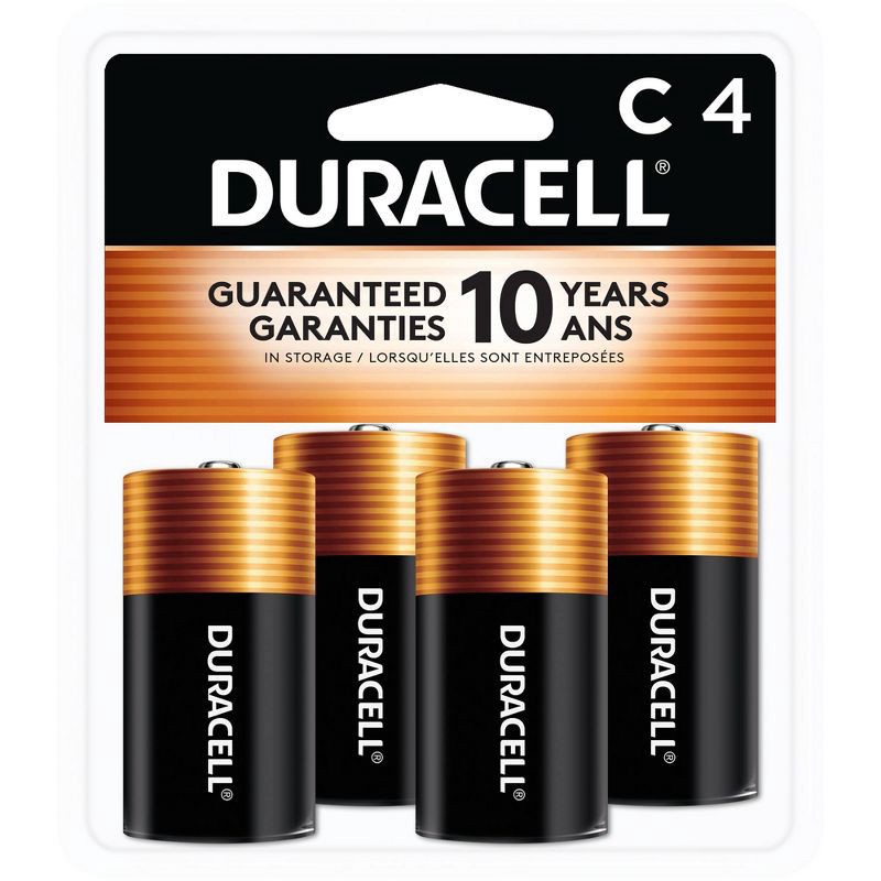 slide 1 of 6, Duracell Coppertop C Batteries - 4pk Alkaline Battery, 4 ct