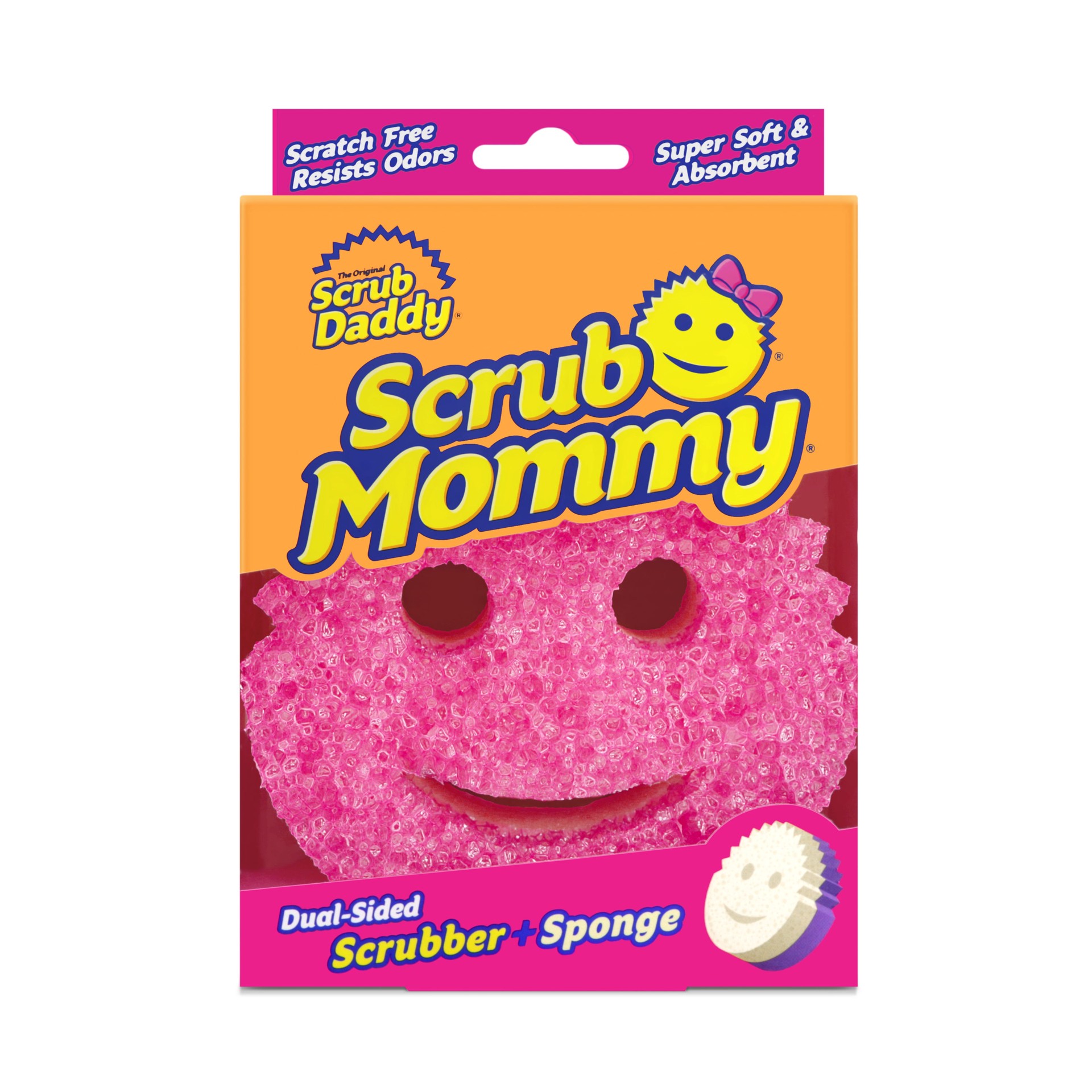 slide 1 of 6, Scrub Daddy Scrub Mommy 1ct Polymer foam Sponge, 1 ct
