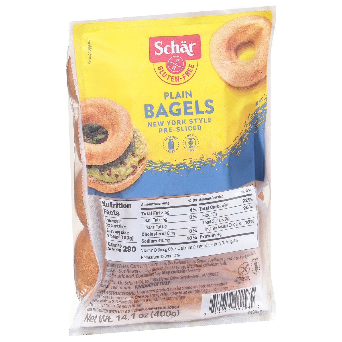 slide 12 of 14, Schär Gluten-Free Pre-Sliced New York Style Plain Bagels 14.1 oz, 14.1 oz