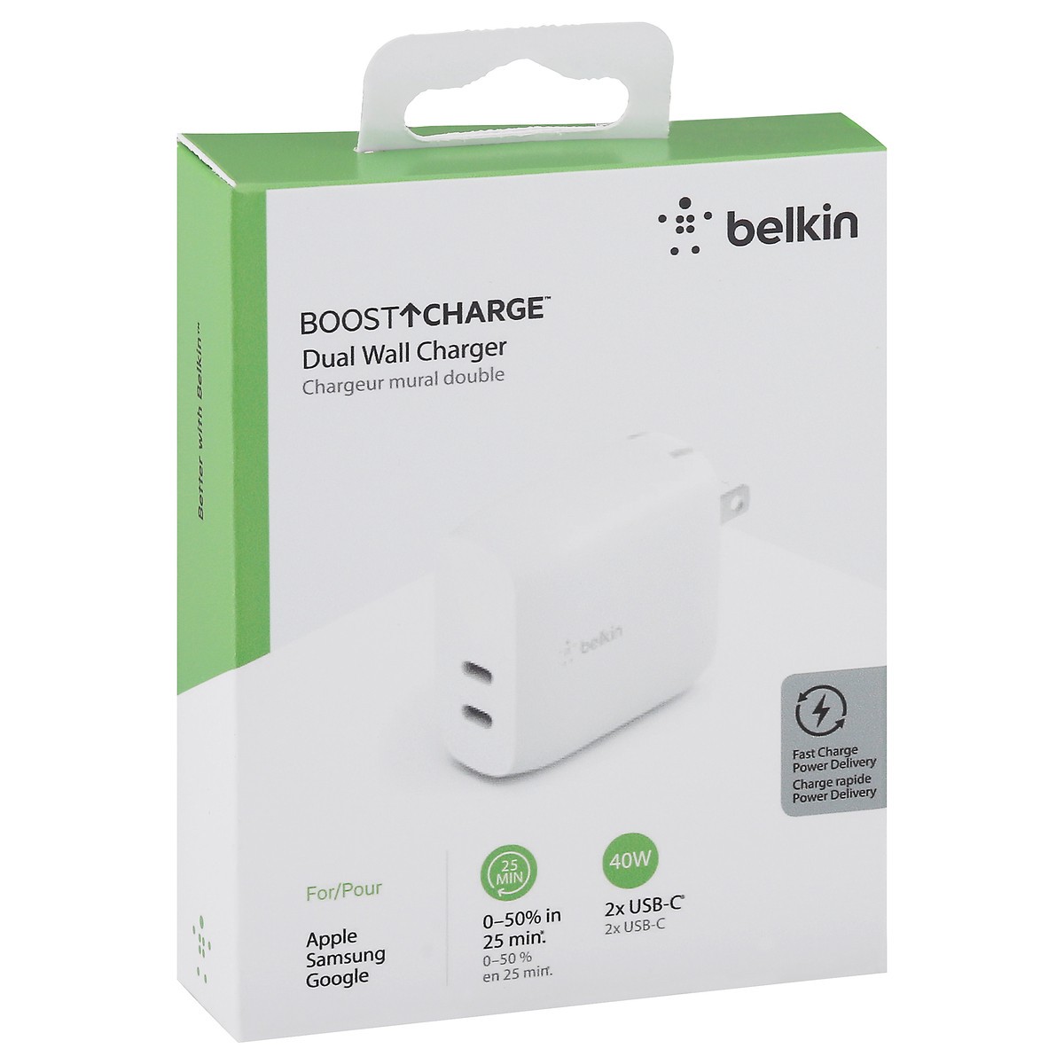 slide 4 of 9, Belkin BoostCharge Dual Wall Charger 1 ea, 1 ct