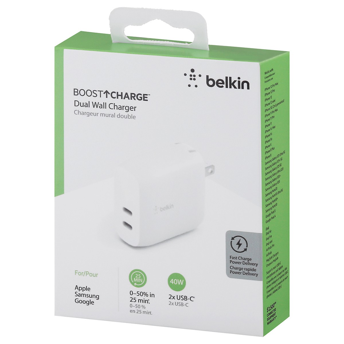 slide 3 of 9, Belkin BoostCharge Dual Wall Charger 1 ea, 1 ct