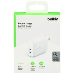 Belkin BoostCharge Dual Wall Charger, 1 ea
