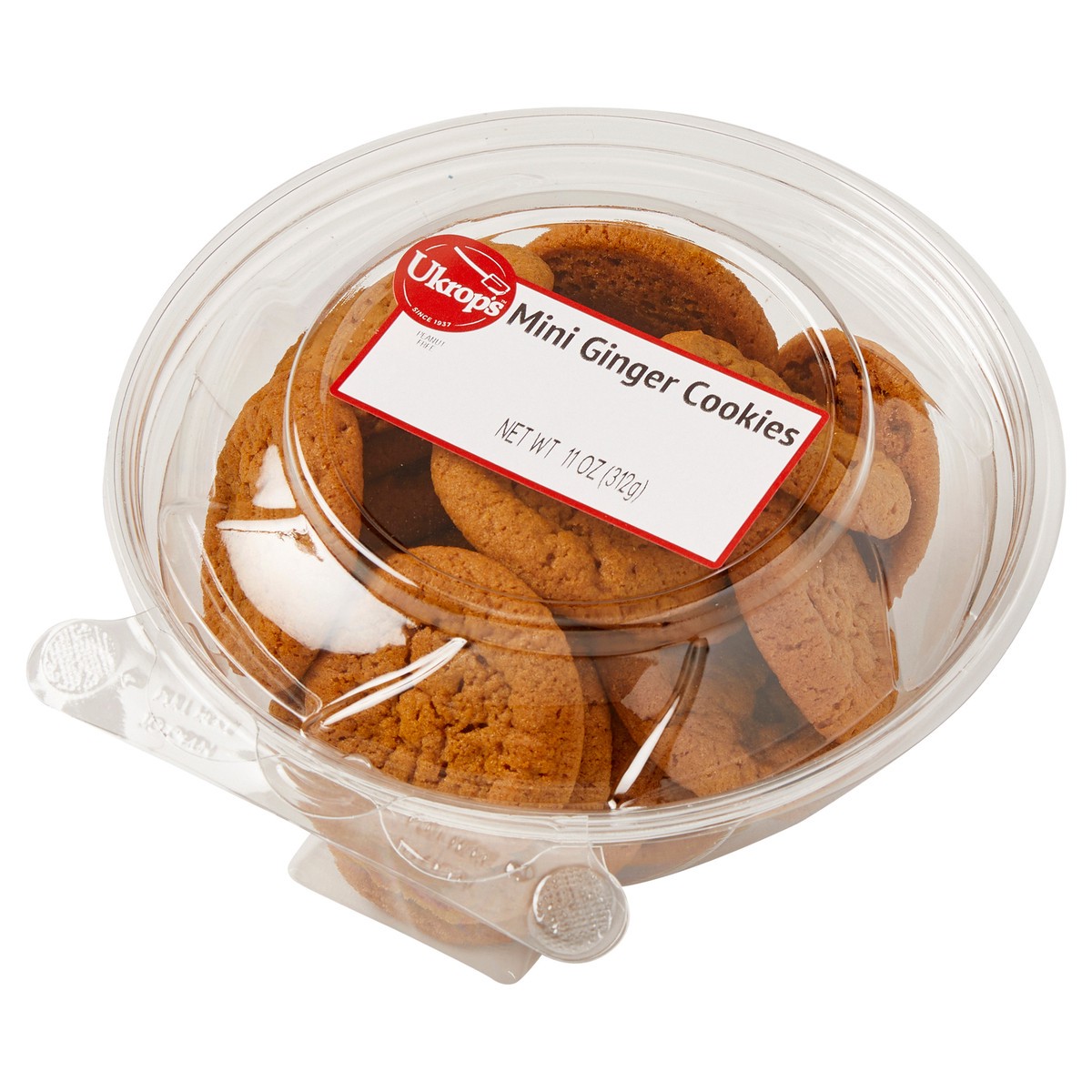 slide 4 of 6, Ukrop's Mini Ginger Cookies, 11 oz