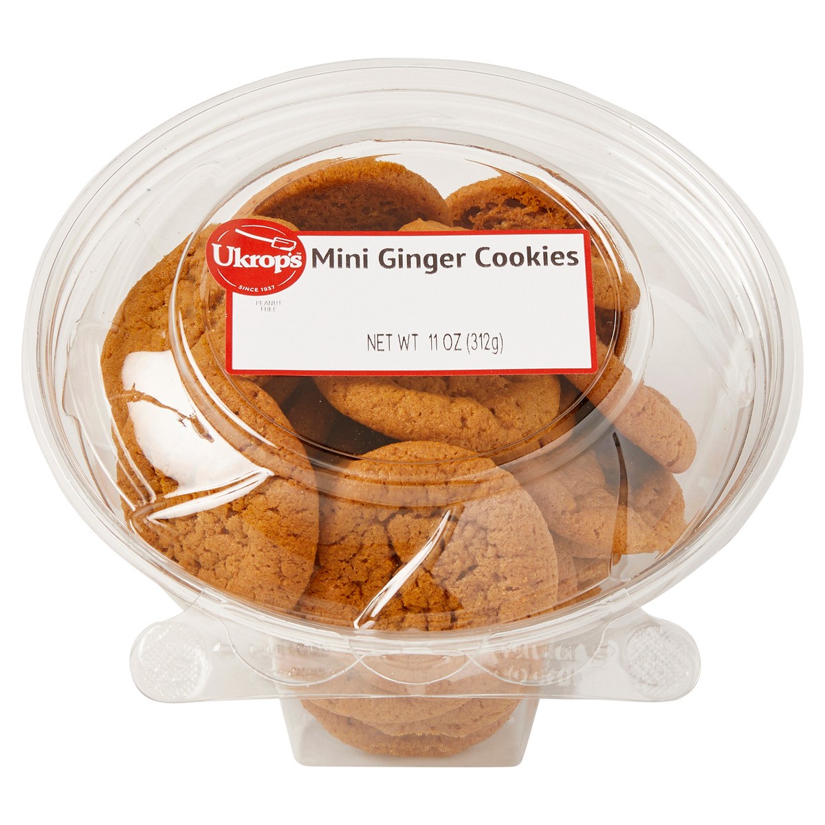 slide 1 of 6, Ukrop's Mini Ginger Cookies, 11 oz