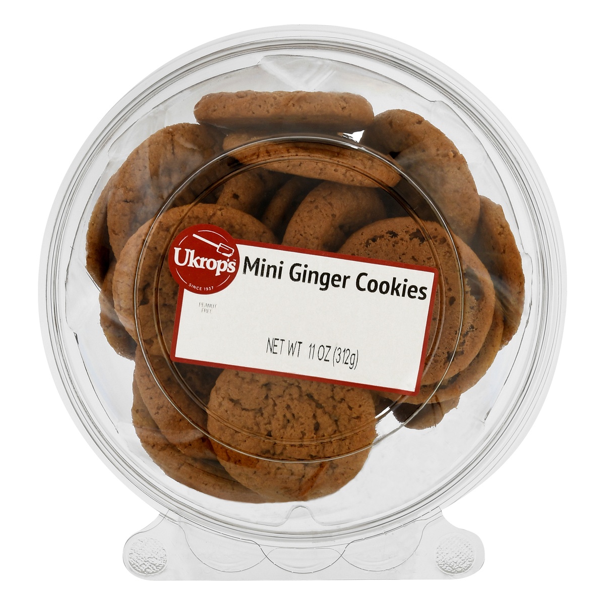 slide 1 of 1, Ukrop's Mini Ginger Cookies, 11 oz