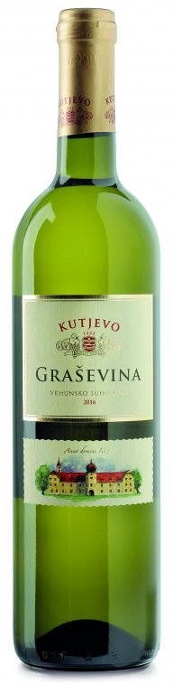 slide 1 of 1, Kutjevo Grasevina Vrhunsko White Wine, 750 ml