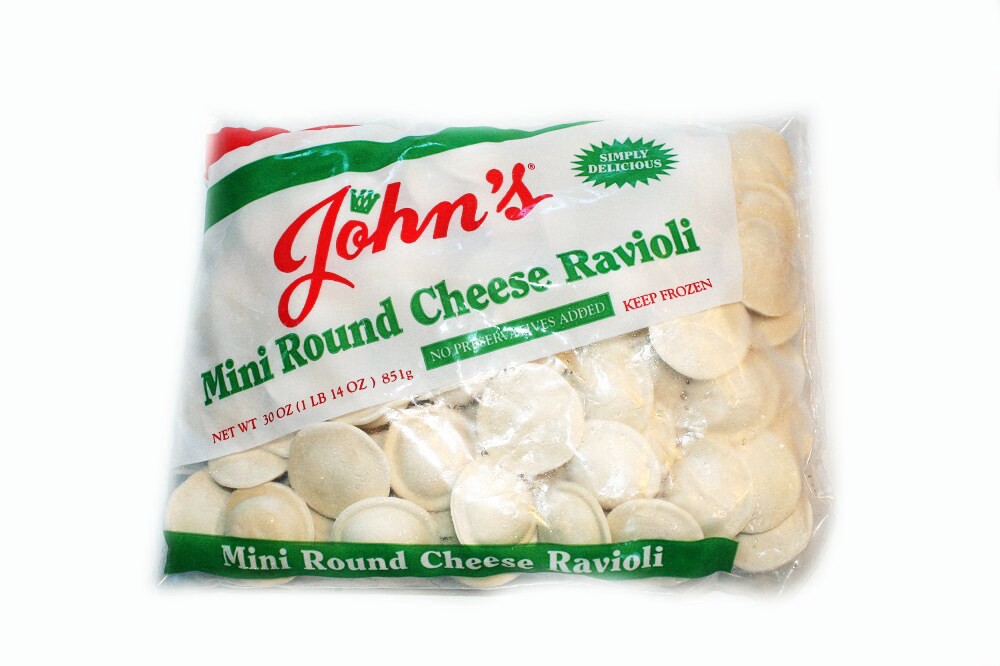slide 2 of 2, John's Pasta Round Mini Cheese Ravioli, 30 oz