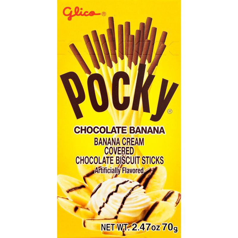 slide 1 of 3, Pocky Glico Pocky Chocolate Banana - 2.47oz, 2.47 oz