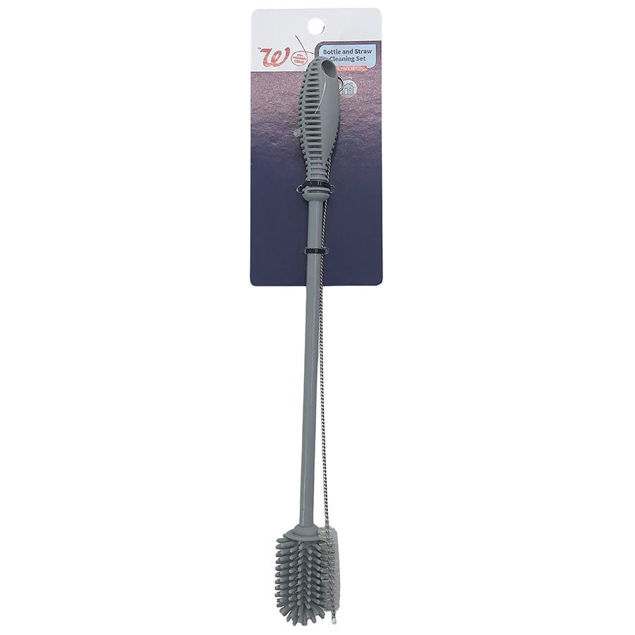 slide 1 of 1, Walgreens Bottle & Straw Cleaning Brush Set, 1 ct