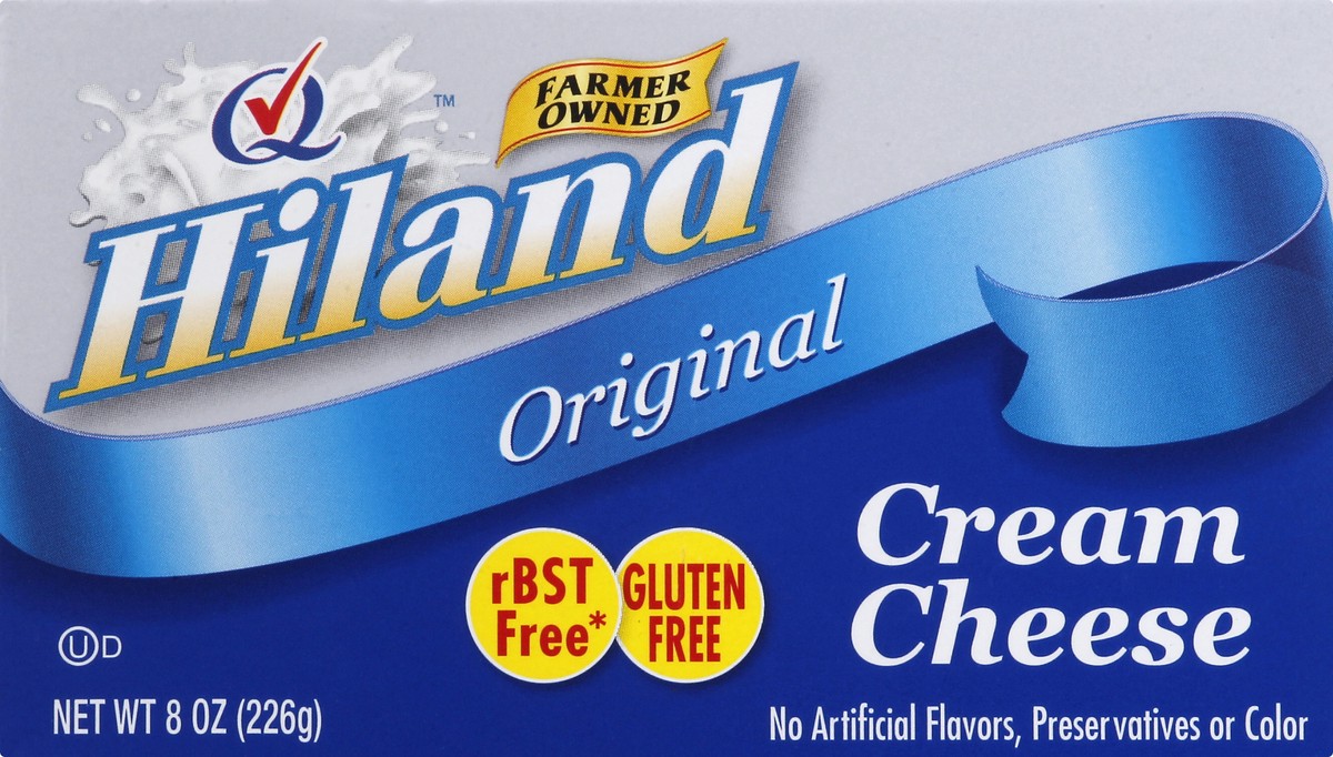 slide 2 of 13, Hiland Dairy Original Cream Cheese 8.0 oz, 8 oz