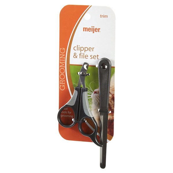 slide 9 of 29, Meijer Cat Nail Clipper & File Set, 2 ct