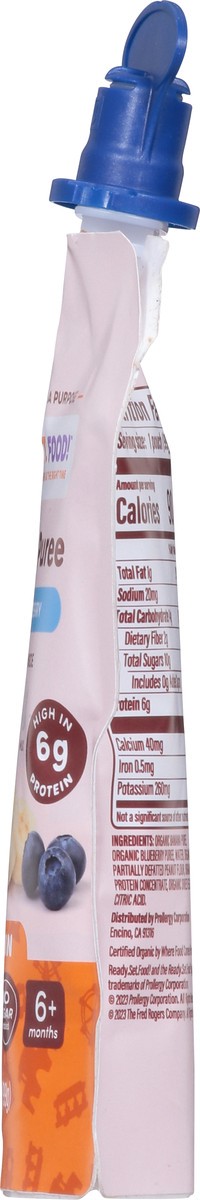 slide 5 of 15, Ready, Set, Food! Organic 6+ Months Banana Blueberry Puree 3.5 oz, 3.5 oz