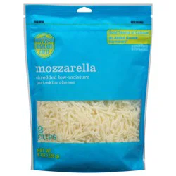 Highland Crest Low-Moisture Part-Skim Mozzarella Shredded Cheese 8 oz