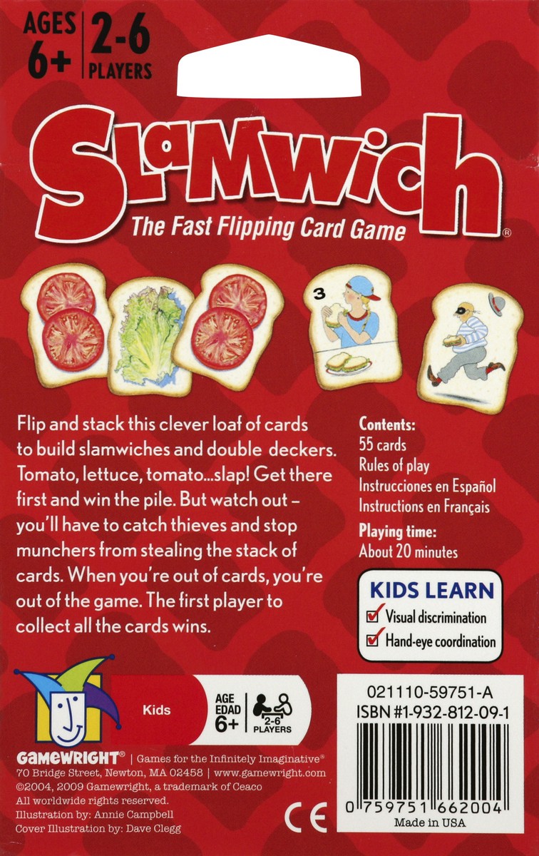 slide 2 of 10, Slamwich Card Game 1 ea, 1 ct