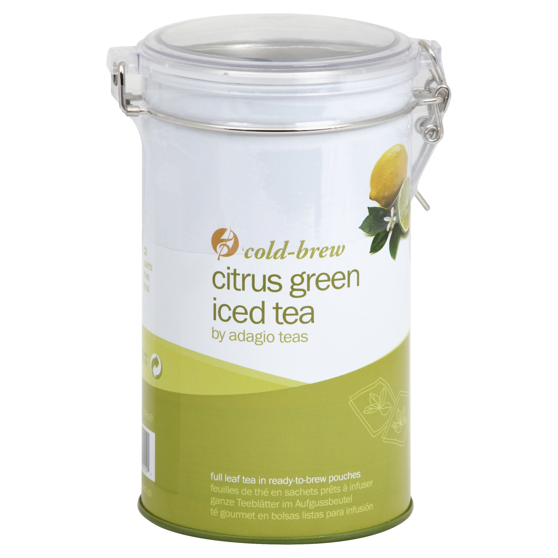 slide 1 of 1, Adagio Teas Citrus Green Iced Tea, 8.4 oz
