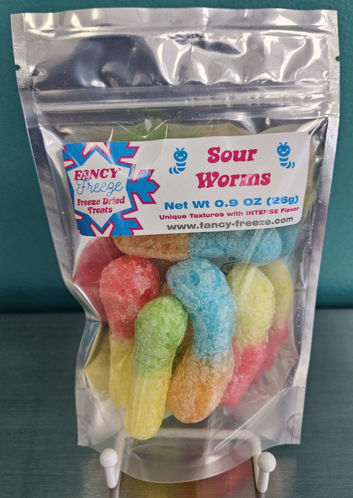 slide 1 of 1, OTHER-REGIONAL Fancy Freeze Sour Worms 1.0 oz, 1 oz