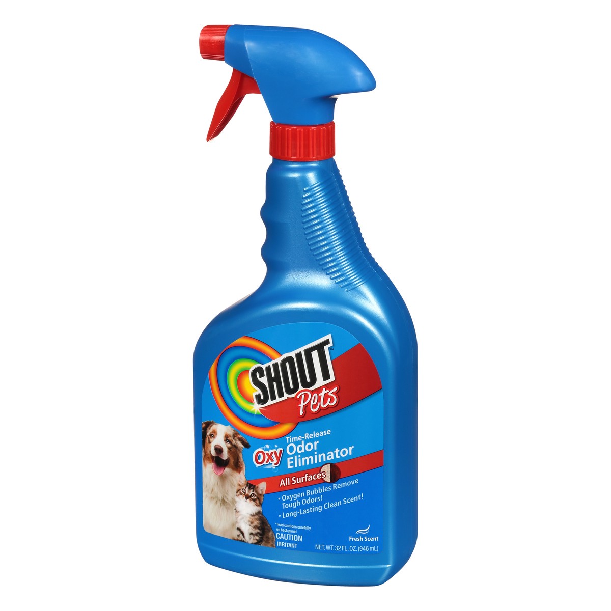 slide 6 of 11, Shout Pets Oxy Time-Release Fresh Scent Odor Eliminator 32 oz, 32 oz