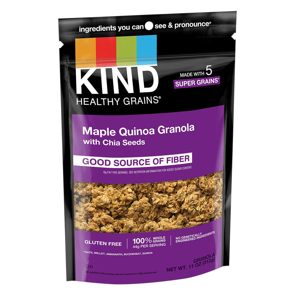 slide 9 of 9, Kind Healthy Grains Clusters, Maple Quinoa with Chia Seeds, 11 oz