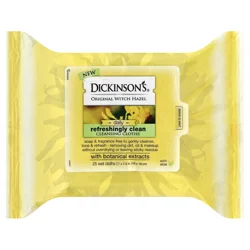 Dickinson's Original Witch Hazel Cleansing Cloths 25 Each