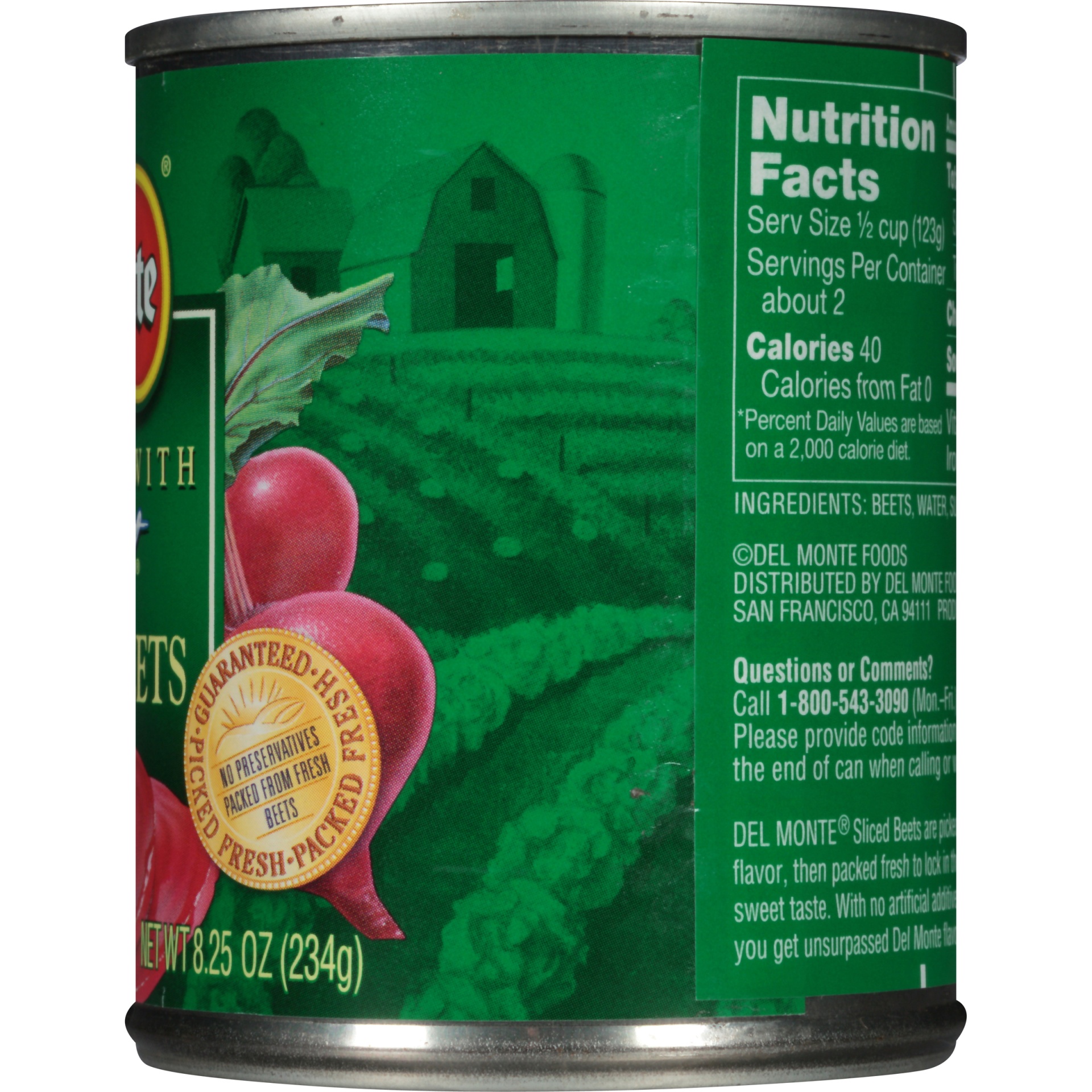 slide 6 of 6, Del Monte Fresh Cut Sliced Beets 8.25 oz Can, 8.25 oz