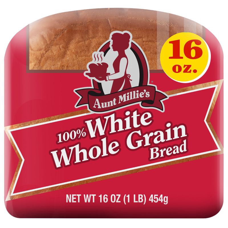 slide 5 of 7, Aunt Millie's Healthy Goodness Whole Grain White Bread, 16 oz