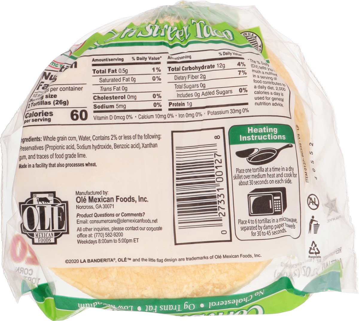 slide 10 of 14, La Banderita Street Taco Taqueria Style Corn Tortillas 20 ea, 9.2 oz